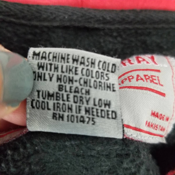 Ohio State Buckeyes Men’s Hoodie Sweatshirt Size XL Black Crimson & Gray - Picture 12 of 12